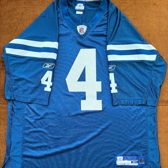 Reebok NFL Equipment Colts Adam Vinatieri #4, XL Vintage On Field 2007 Jersey - Picture 1 of 5